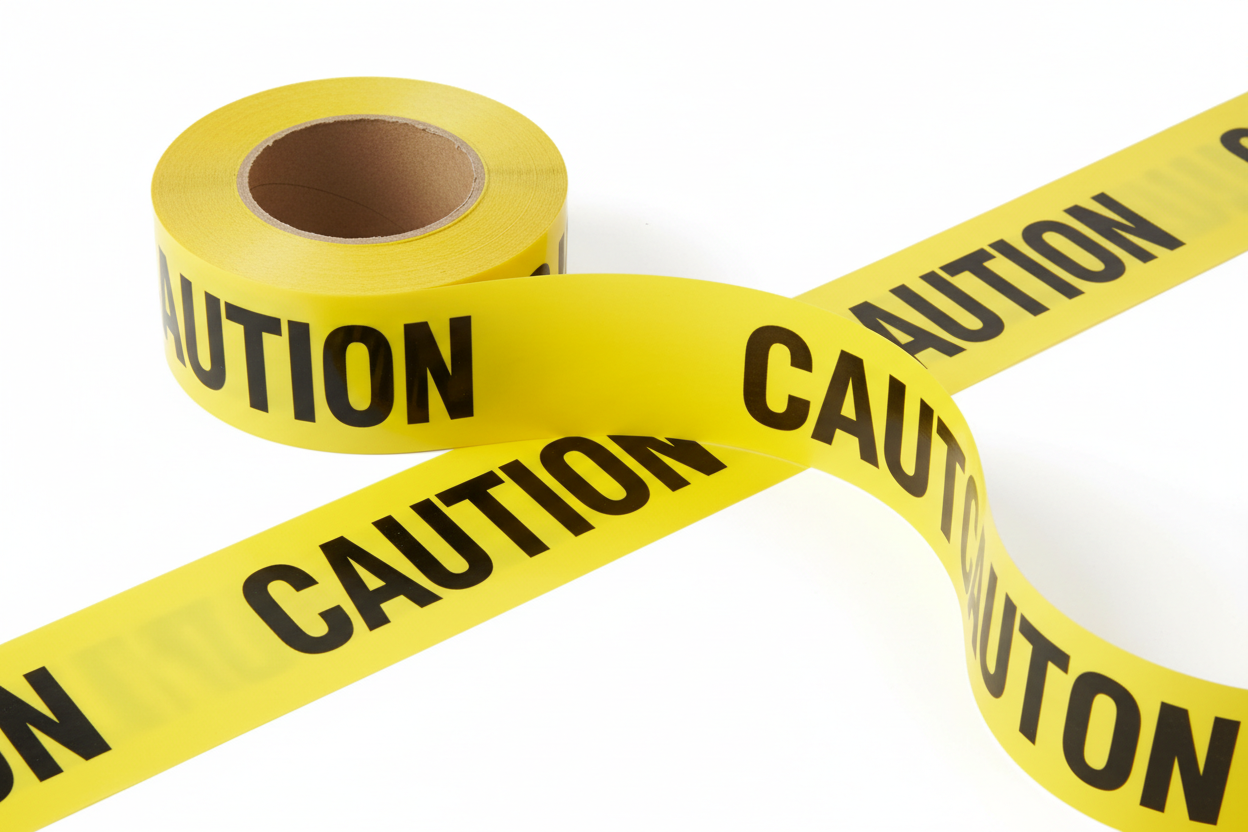Caution Printed tape