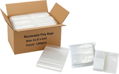 Reclosable Poly Bags 2 Mil