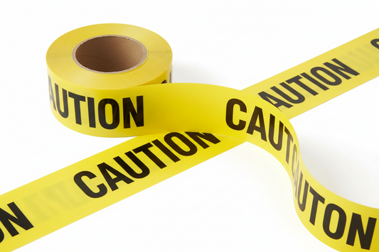 Caution Printed tape